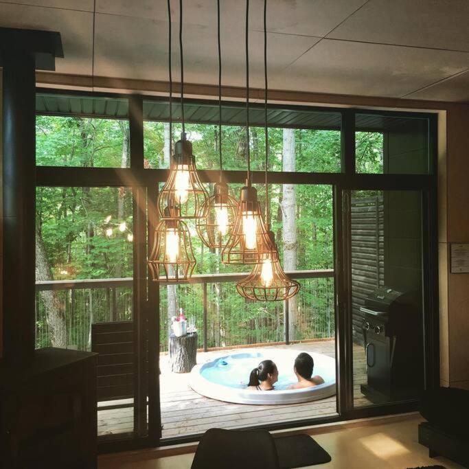 Cabin Sutton 252 - En Harmonie Avec La Nature!ヴィラ エクステリア 写真