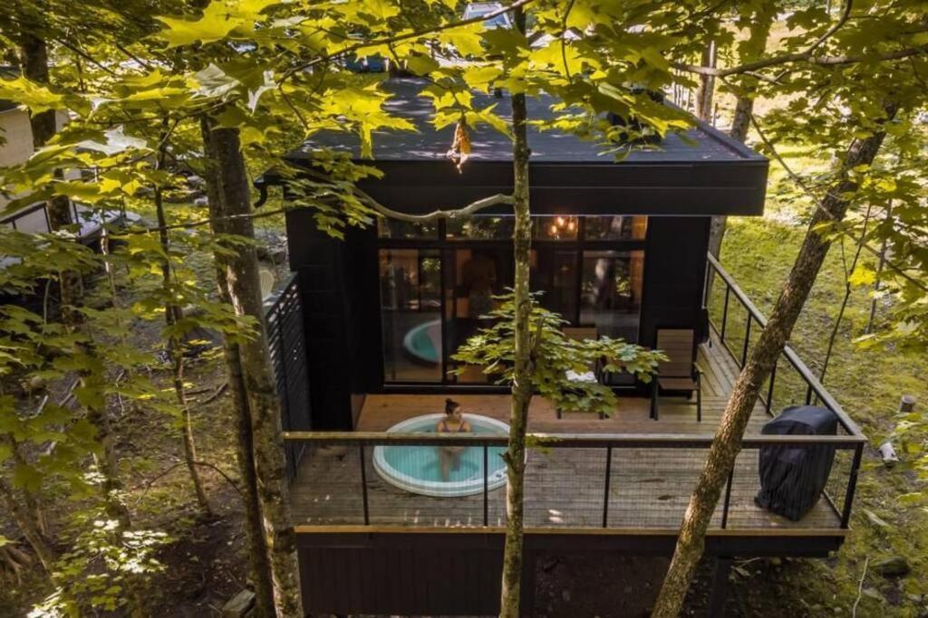 Cabin Sutton 252 - En Harmonie Avec La Nature!ヴィラ エクステリア 写真