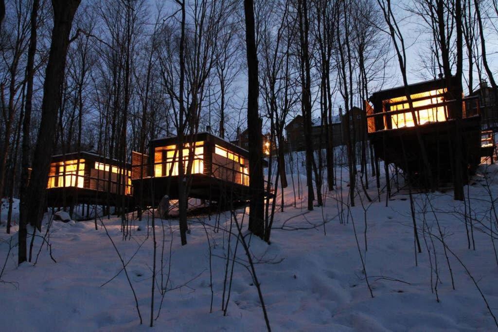 Cabin Sutton 252 - En Harmonie Avec La Nature!ヴィラ エクステリア 写真